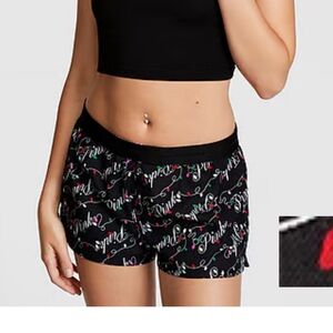 Victoria Secret FLANNEL BOXY PAJAMA SHORTS. Holiday lights edition.Size XXL.